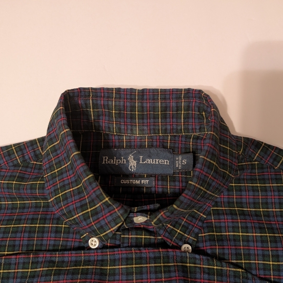 Ralph Lauren Men's Tartan Plaid Long Sleeve Shirt Small - Picture 15 of 16